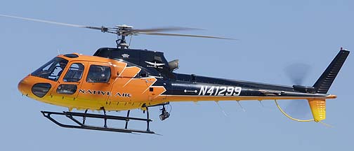 Native Air Eurocopter AS 350 B2 N41299, Phoenix-Mesa Gateway Airport, March 11, 2011